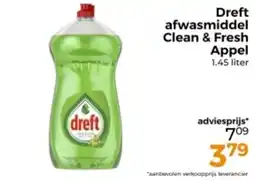 Trekpleister Dreft afwasmiddel Clean & Fresh Appel aanbieding