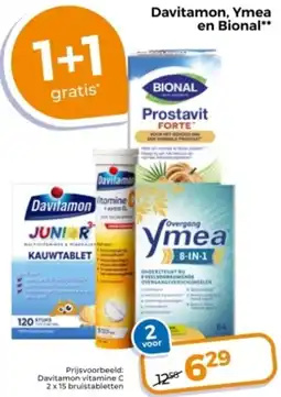 Trekpleister Davitamon, Ymea en Bional aanbieding