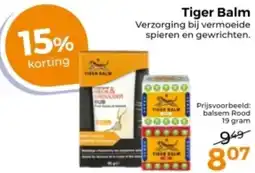 Trekpleister Tiger Balm aanbieding