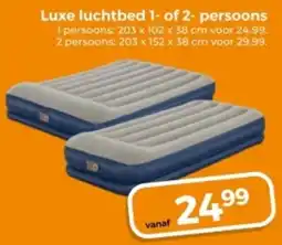 Trekpleister Luxe luchtbed 1 of 2-persoons aanbieding