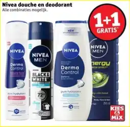 Kruidvat Nivea douche en deodorant aanbieding