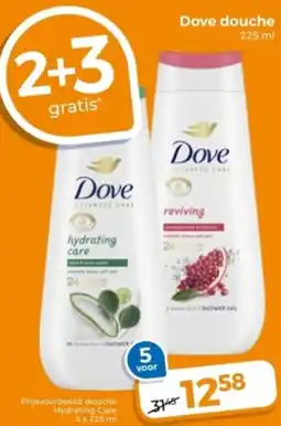 Trekpleister Dove douche aanbieding
