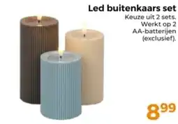 Trekpleister Led buitenkaars set aanbieding