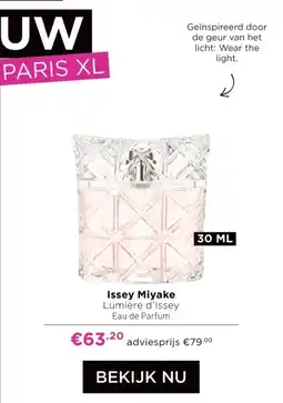 ICI Paris XL Issey Miyake Lumière d'Issey aanbieding