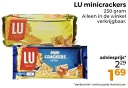 Trekpleister LU minicrackers aanbieding