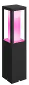 Coolblue Philips Hue Impress sokkellamp White and Color Zwart laag aanbieding