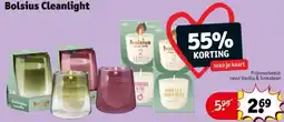 Kruidvat Bolsius Cleanlight aanbieding