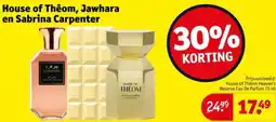 Kruidvat House of Thêom, Jawhara en Sabrina Carpenter aanbieding