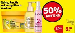 Kruidvat Elvive, Fructis en Loving Blends haarkuur aanbieding