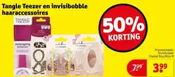 Kruidvat Tangle Teezer en invisibobble haaraccessoires aanbieding