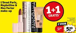 Kruidvat L'Oreal Paris, Maybelline & Max Factor make-up aanbieding