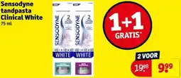 Kruidvat Sensodyne tandpasta Clinical White aanbieding