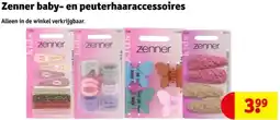 Kruidvat Zenner baby en peuterhaaraccessoires aanbieding