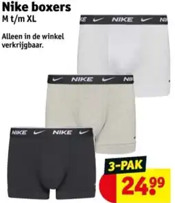 Kruidvat Nike boxers aanbieding