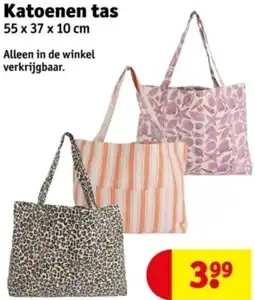 Kruidvat Katoenen tas aanbieding
