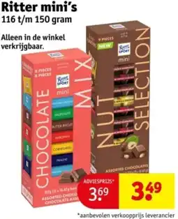 Kruidvat Ritter mini's aanbieding