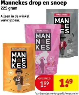 Kruidvat Mannekes drop en snoep aanbieding
