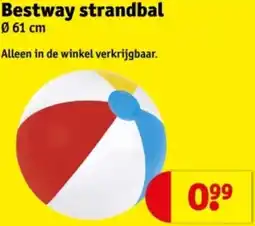 Kruidvat Bestway strandbal aanbieding