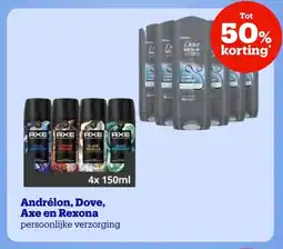 Bol.com Andrélon, Dove, Axe en Rexona aanbieding