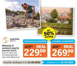 Albert Heijn Summio Parcs aanbieding