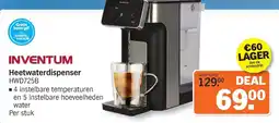 Albert Heijn INVENTUM Heetwaterdispenser HWD725B aanbieding