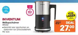 Albert Heijn INVENTUM Melkopschuimer MK350 aanbieding