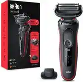 Bol.com Braun Series 5 51-R1200s - Elektrisch Scheerapparaat Mannen - Met Precisietrimmer - Rood aanbieding