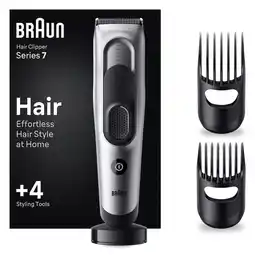 Bol.com Braun Haartrimmer - Series 7 - HC7390 - Tondeuse Met 17 Lengte-Instellingen aanbieding