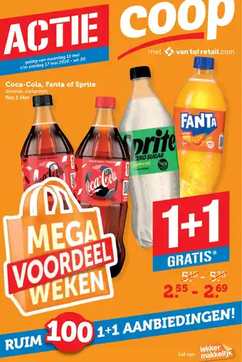 Coca-cola, fanta of sprite