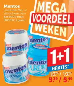 Coop Mentos aanbieding