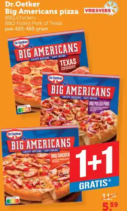 Coop Dr.Oetker big americans pizza aanbieding