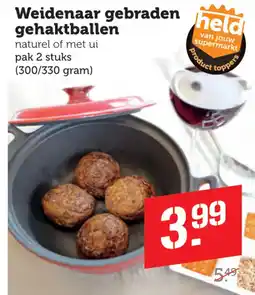 Coop Weidenaar gebraden gehaktballen aanbieding