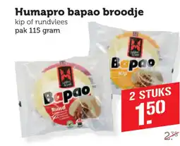 Coop Humapro bapao broodje aanbieding