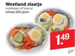 Coop Westland slaatje aanbieding