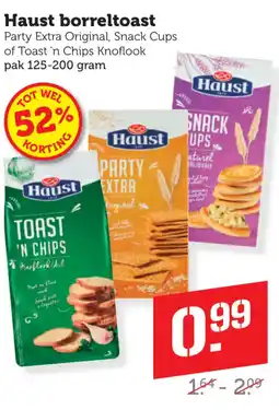 Coop Haust Haust borreltoast aanbieding