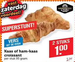 Coop Kaas of ham kaas croissant aanbieding