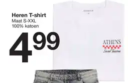 Zeeman Heren T-shirt aanbieding
