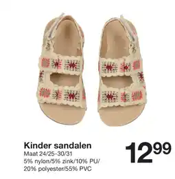 Zeeman Kinder sandalen aanbieding