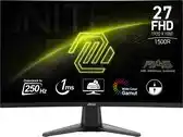 Bol.com MSI MAG 27C6X - FHD Curved Gaming Monitor - 250Hz - 27 Inch aanbieding