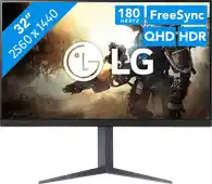 Bol.com LG UltraGear 32GS75Q-B - QHD Gaming Monitor - IPS - 180 Hz - 32 inch aanbieding