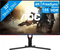 Bol.com AOC G3 U32G3X - 4K IPS Gaming Monitor - HDMI 2.1 - 144hz - 32 inch aanbieding