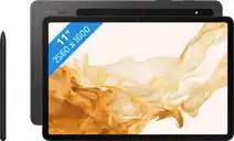 Bol.com Samsung Galaxy Tab S8 - WiFi - 256GB - Graphite aanbieding