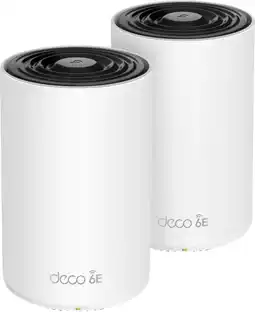 Bol.com TP-Link Deco XE75 - Mesh WiFi - WiFi Versterker - Wifi 6E - 5400 Mbps - 2-Pack aanbieding