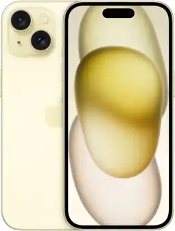Bol.com Apple iPhone 15 - 128GB - Yellow aanbieding
