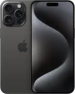 Bol.com Apple iPhone 15 Pro Max - 512GB - Zwart Titanium aanbieding