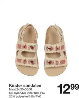 Zeeman Kinder sandalen aanbieding
