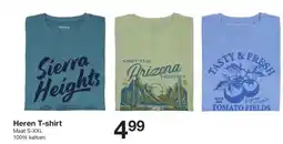 Zeeman Heren T-shirt aanbieding