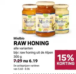Ekoplaza Raw honing aanbieding
