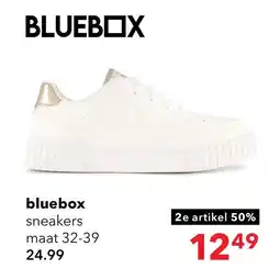 Scapino Blue Box dames sneakers wit goud aanbieding