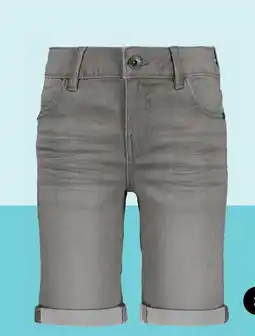 Scapino Unsigned jongens denim short grijs aanbieding